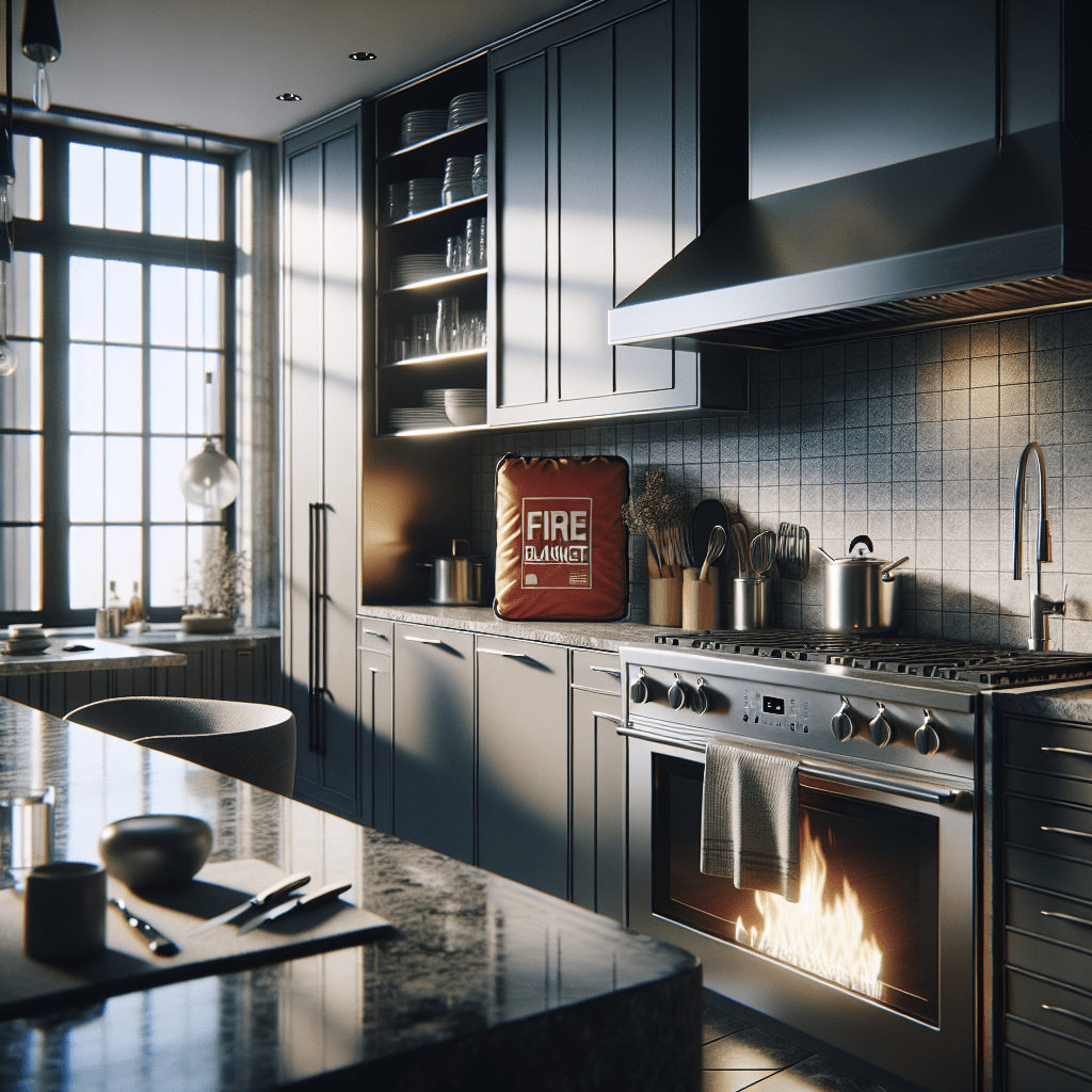 Fire Blankets Benefits for Kitchen Safety - Mart Cobra