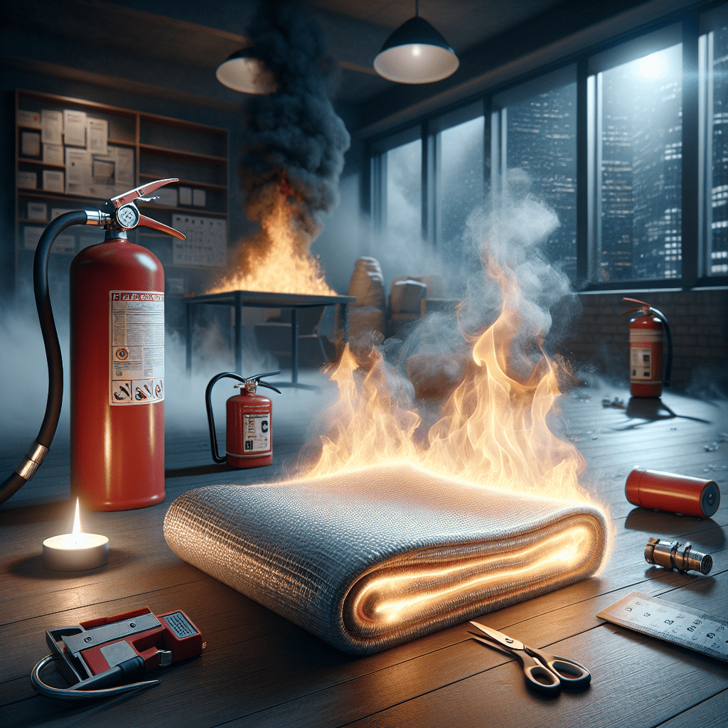 Understanding The Benefits Of Fiberglass Fire Blankets - Mart Cobra