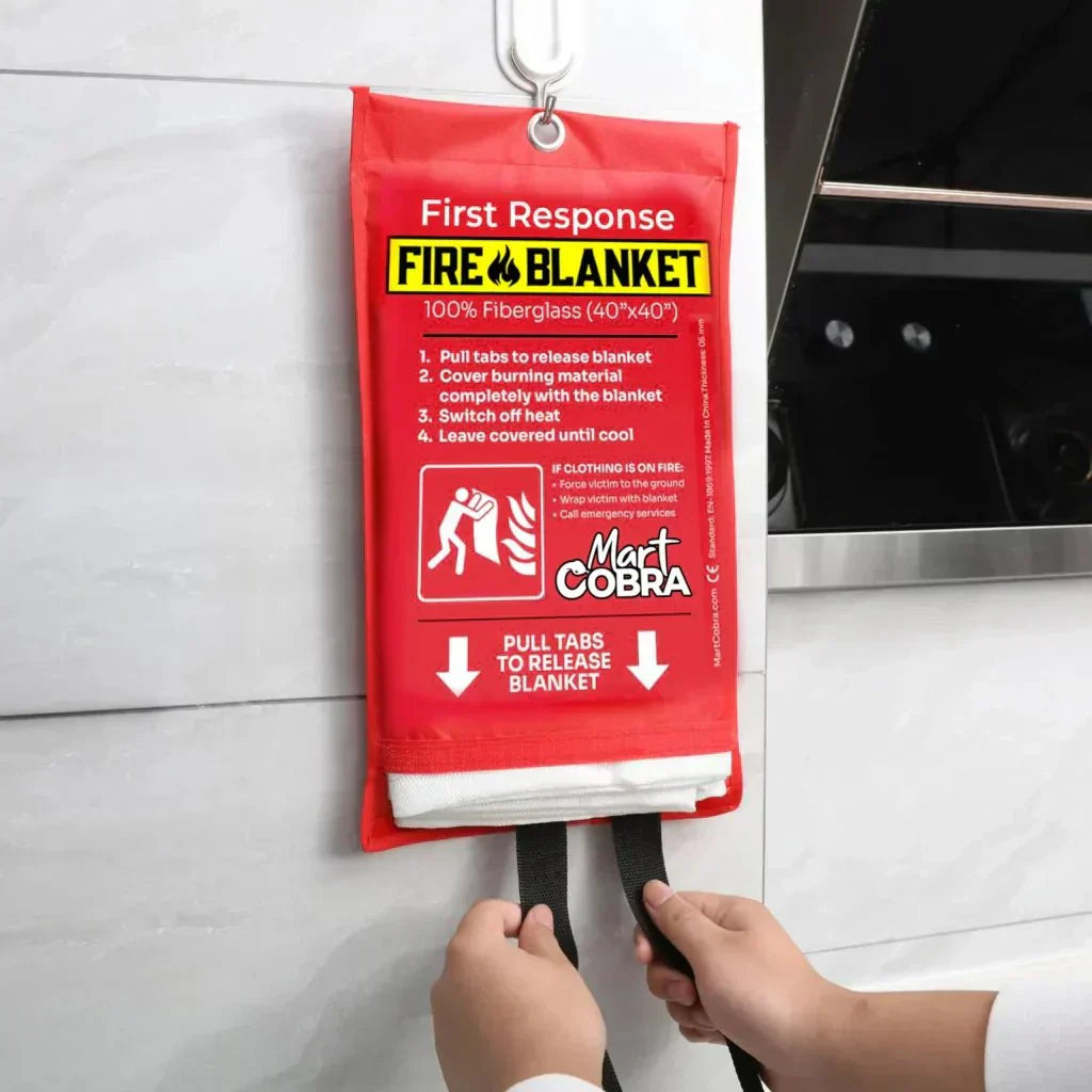 Where to Place Fire Blankets in Your Home for Maximum Safety - Mart Cobra
