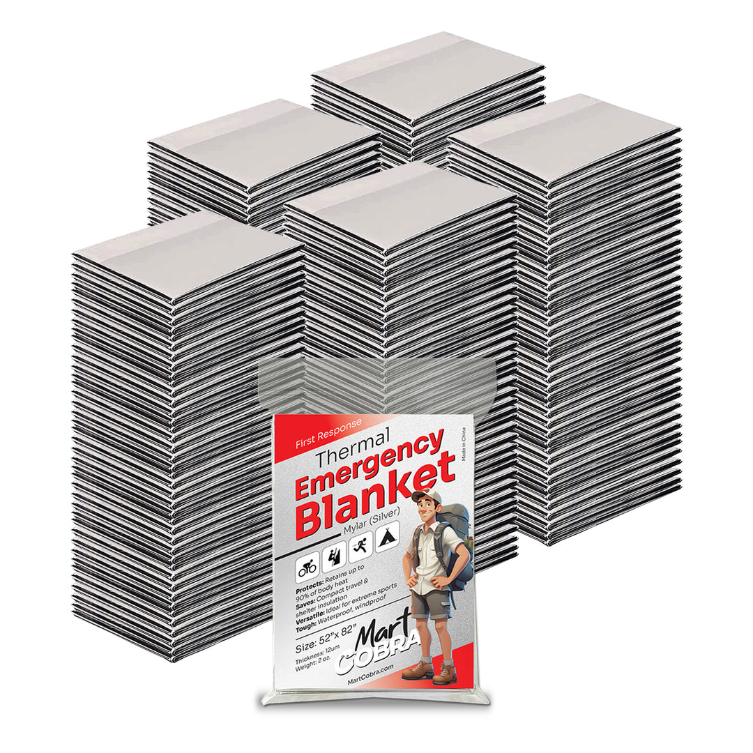 mylar emergency tent Mart Cobra Mylar Emergency Blankets – Compact Thermal Survival Gear Buy 100 Pack