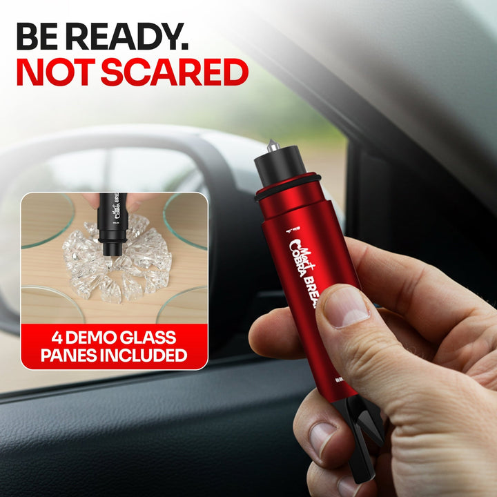 Break & Escape Window Breaker and Seat Belt Cutter Kit - Mart Cobra