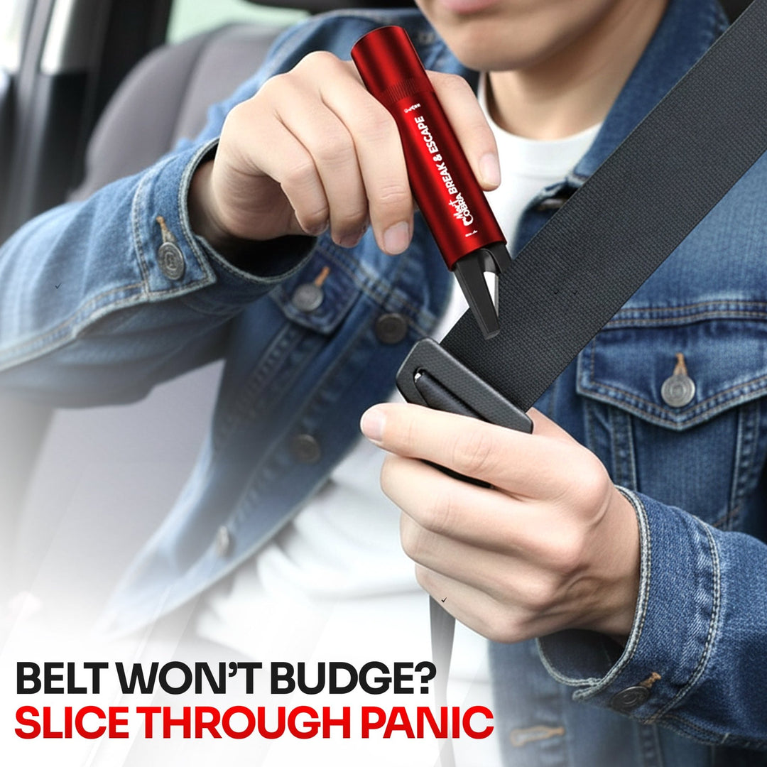 Break & Escape Window Breaker and Seat Belt Cutter Kit - Mart Cobra