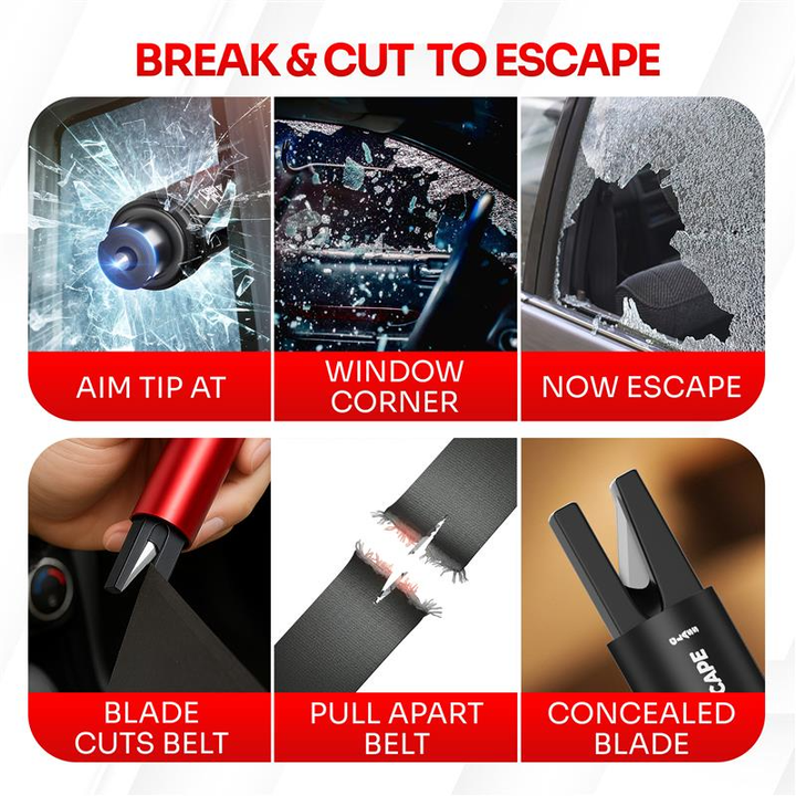Break & Escape Emergency Car Exit Tool Kit