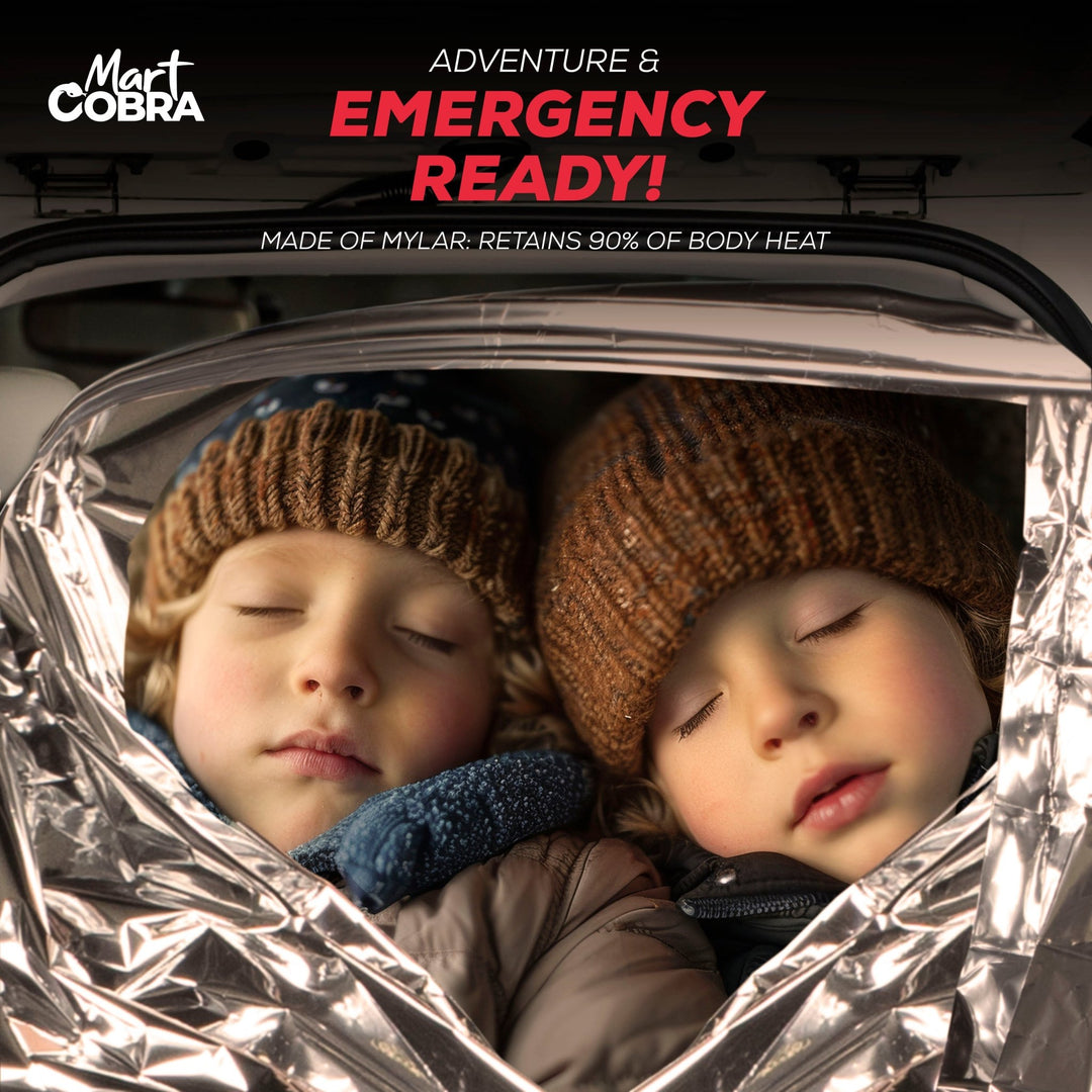 Mylar Emergency Blankets - Mart Cobra