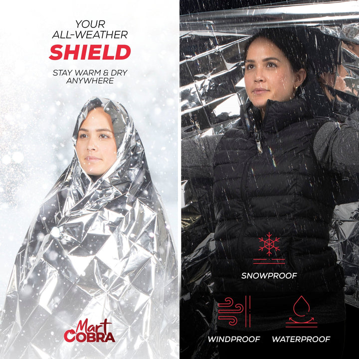 Mylar Emergency Blankets - Mart Cobra