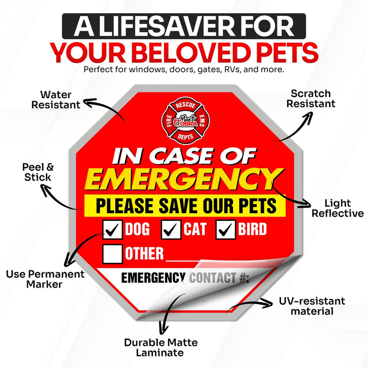 Pet Emergency Home Rescue Pack - Mart Cobra
