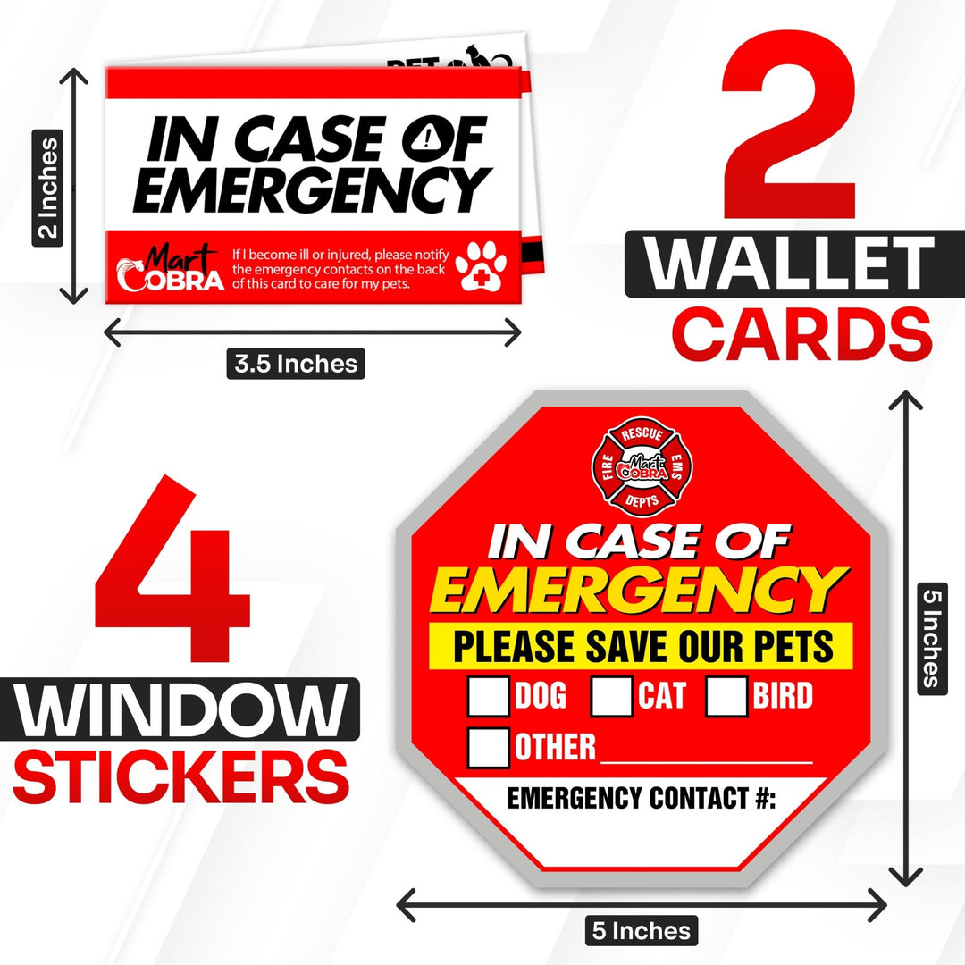 Pet Emergency Home Rescue Pack - Mart Cobra