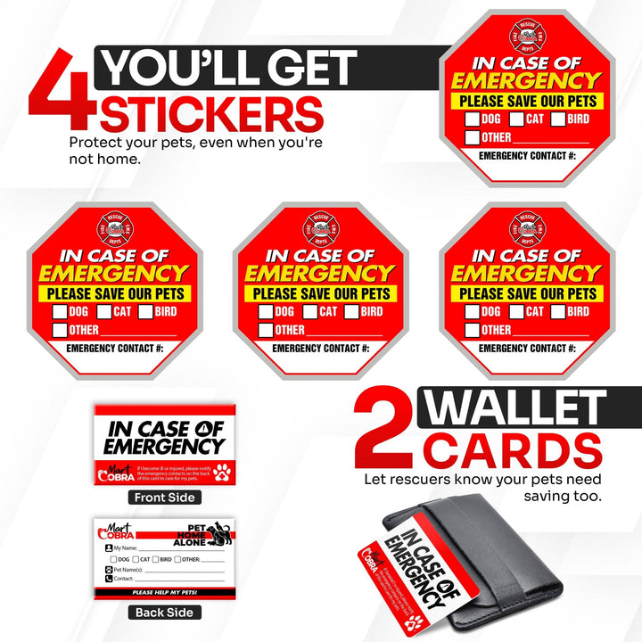 Pet Emergency Home Rescue Pack - Mart Cobra