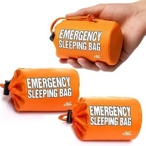 3 Pack Emergency Sleeping Bag 	‎84" x 36" | martcobra